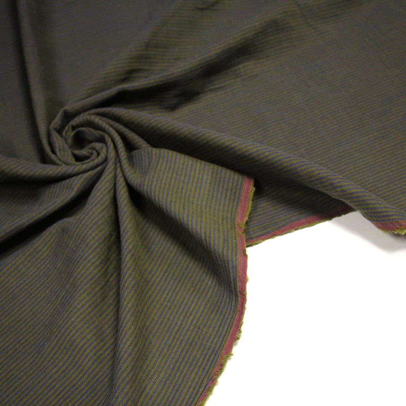 Tissu double gaze coton rayée recto verso : nombreuses couleurs ! OEKO - TEX - tissuspipi.com