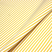 Tissu cotonnade Rayures jaunes et blanches, 4mm - OEKO - TEX STANDARD 100 - tissuspipi.com