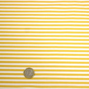 Tissu cotonnade Rayures jaunes et blanches, 4mm - OEKO - TEX STANDARD 100 - tissuspipi.com