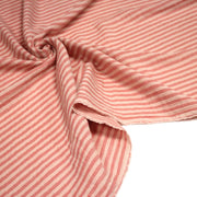Tissu double gaze coton rayée recto verso : nombreuses couleurs ! OEKO - TEX - tissuspipi.com
