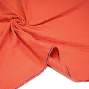 Tissu double gaze coton rayée recto verso : nombreuses couleurs ! OEKO - TEX - tissuspipi.com
