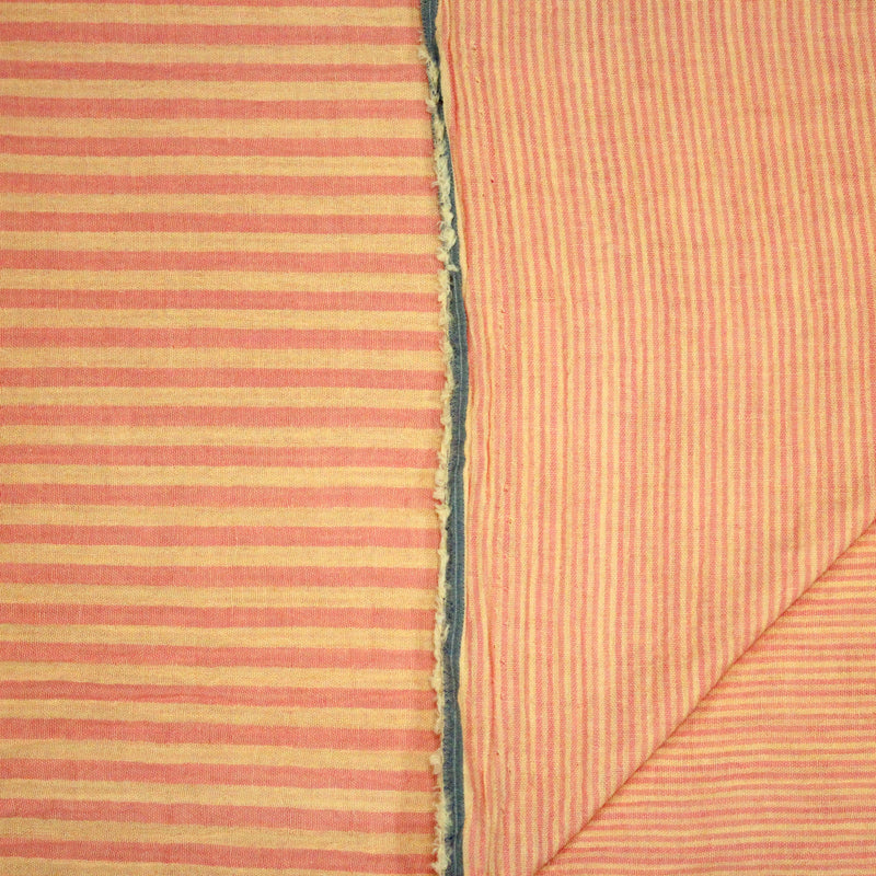 Tissu double gaze coton rayée recto verso : nombreuses couleurs ! OEKO - TEX - tissuspipi.com
