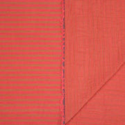 Tissu double gaze coton rayée recto verso : nombreuses couleurs ! OEKO - TEX - tissuspipi.com