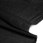 Tissu voile de coton uni noir - Fabrication espagnole - tissuspipi.com