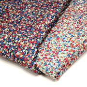 Tissu matelassé FLEURI fines fleurs : fond bleu ou fond blanc - OEKO - TEX - tissuspipi.com