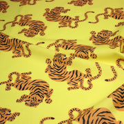 Tissu cotonnade TIGRUS BENGALIS, tigres et nombreuses couleurs - OEKO - TEX STANDARD 100 - tissuspipi.com