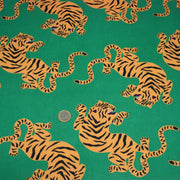 Tissu cotonnade TIGRUS BENGALIS, tigres et nombreuses couleurs - OEKO - TEX STANDARD 100 - tissuspipi.com