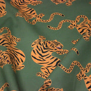 Tissu cotonnade TIGRUS BENGALIS, tigres et nombreuses couleurs - OEKO - TEX STANDARD 100 - tissuspipi.com