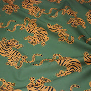 Tissu cotonnade TIGRUS BENGALIS, tigres et nombreuses couleurs - OEKO - TEX STANDARD 100 - tissuspipi.com