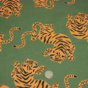 Tissu cotonnade TIGRUS BENGALIS, tigres et nombreuses couleurs - OEKO - TEX STANDARD 100 - tissuspipi.com