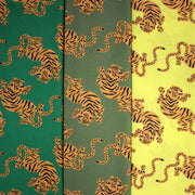 Tissu cotonnade TIGRUS BENGALIS, tigres et nombreuses couleurs - OEKO - TEX STANDARD 100 - tissuspipi.com
