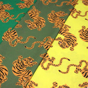 Tissu cotonnade TIGRUS BENGALIS, tigres et nombreuses couleurs - OEKO - TEX STANDARD 100 - tissuspipi.com