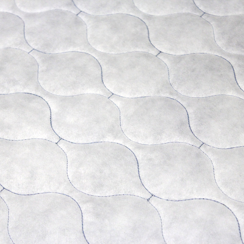 Tissu Matelassé Chambray : bleu roi ou noir - OEKO - TEX - tissuspipi.com