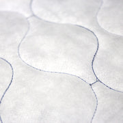 Tissu Matelassé Chambray : bleu roi ou noir - OEKO - TEX - tissuspipi.com