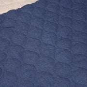 Tissu Matelassé Chambray : bleu roi ou noir - OEKO - TEX - tissuspipi.com