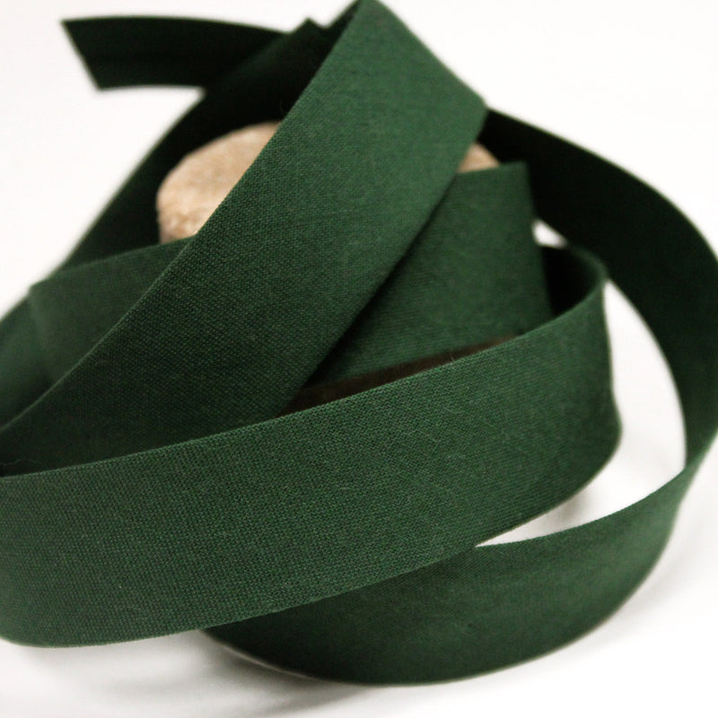 Biais de coton uni vert anglais - tissuspipi.com