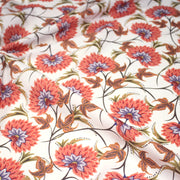 Tissu INDIENNES, cotonnade imprimée fleurie : deux motifs différents - OEKO - TEX STANDARD 100 - tissuspipi.com