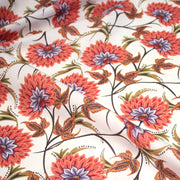 Tissu INDIENNES, cotonnade imprimée fleurie : deux motifs différents - OEKO - TEX STANDARD 100 - tissuspipi.com