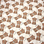 Tissu popeline coton aux cafetières moka - tissuspipi.com