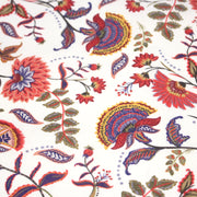 Tissu INDIENNES, cotonnade imprimée fleurie : deux motifs différents - OEKO - TEX STANDARD 100 - tissuspipi.com