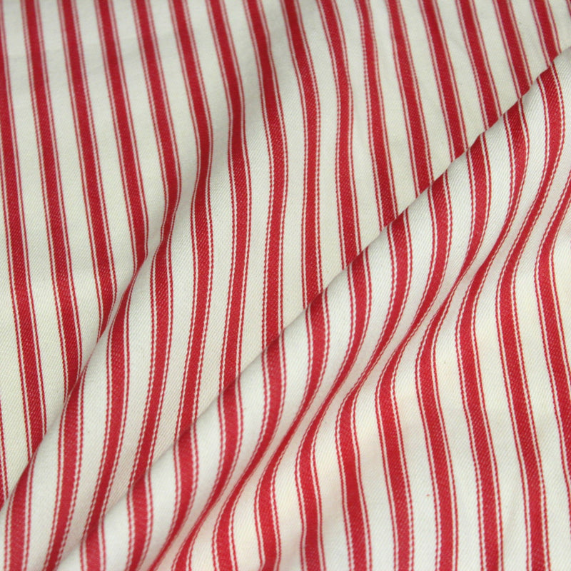 Tissu toile à matelas rayée 100% coton : nombreuses couleurs - COLLECTION CARNAC - tissuspipi.com
