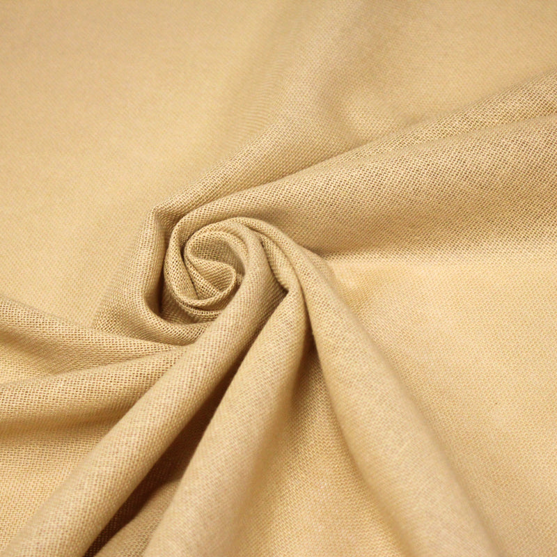 Tissu gaze 100% coton camel, maille fine : ON DESTOCKE ! - tissuspipi.com