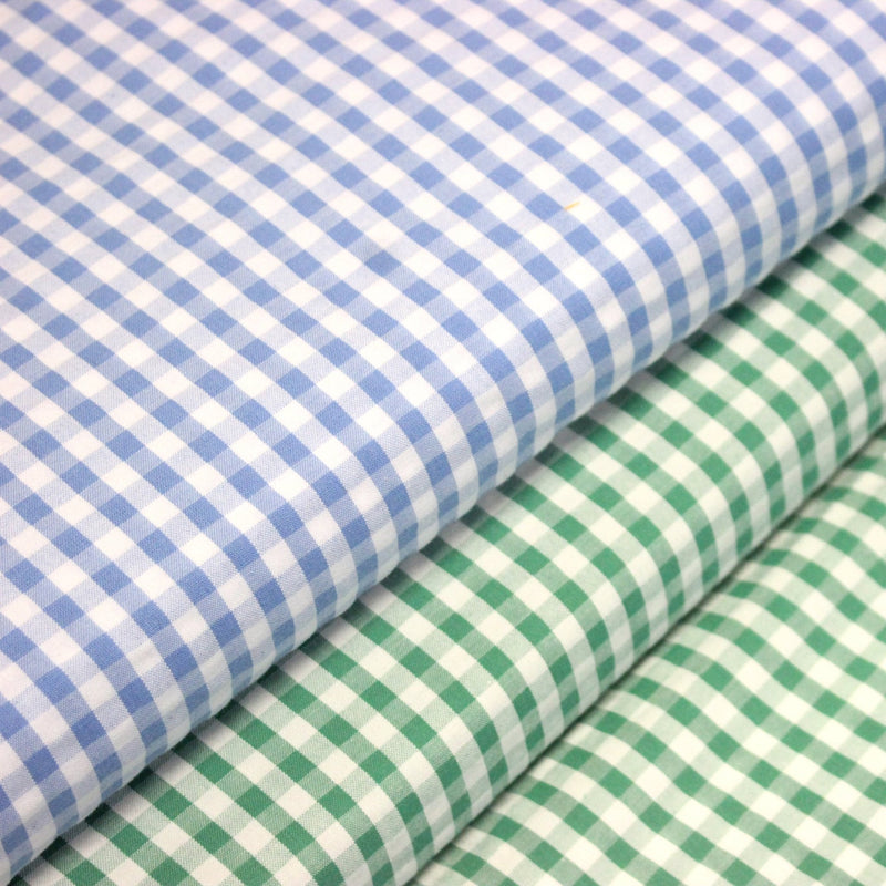 Tissu seersucker coton Vichy 5mm : nombreuses couleurs estivales et fluo ! - STANDARD 100 OEKO - TEX - tissuspipi.com