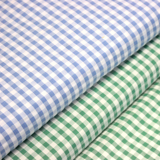 Tissu seersucker coton Vichy 5mm : nombreuses couleurs estivales et fluo ! - STANDARD 100 OEKO - TEX - tissuspipi.com