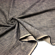 Tissu DENIM souple coton bleu rosé - Fabrication italienne - tissuspipi.com