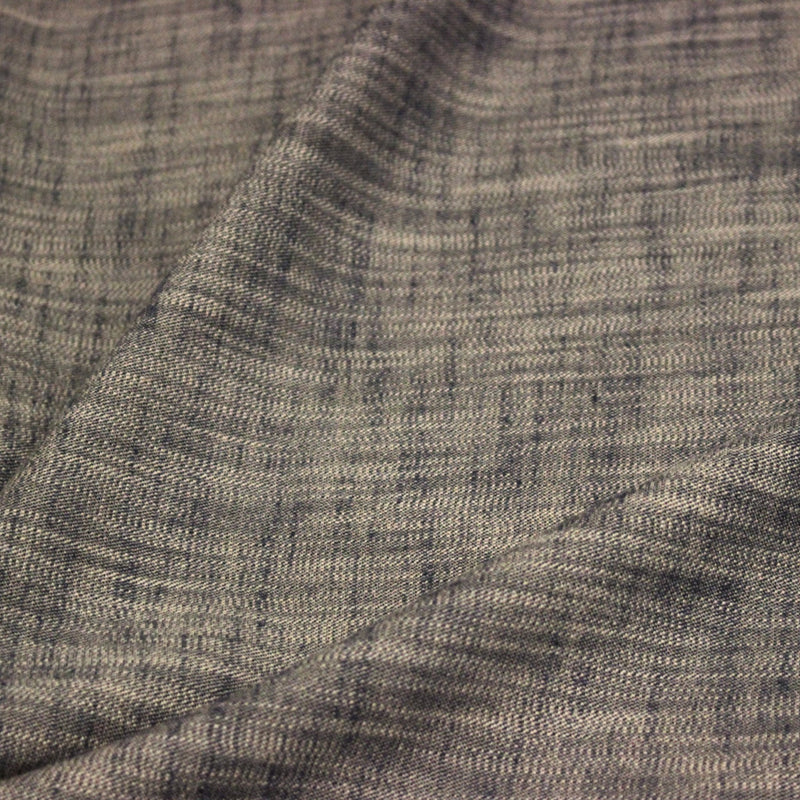 Tissu DENIM souple coton bleu rosé - Fabrication italienne - tissuspipi.com