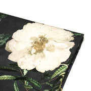 Tissu de coton demi - natté ROMANTISME aux grandes fleurs jaunes, roses et blanches - OEKO - TEX - tissuspipi.com