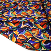 Tissu Viscose fluide ARTIA, floral moderne façon peinture à l'huile - STANDARD 100 OEKO - TEX - tissuspipi.com