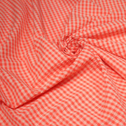 Tissu seersucker coton Vichy 5mm : nombreuses couleurs estivales et fluo ! - STANDARD 100 OEKO - TEX - tissuspipi.com