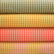Tissu seersucker coton Vichy 5mm : nombreuses couleurs estivales et fluo ! - STANDARD 100 OEKO - TEX - tissuspipi.com