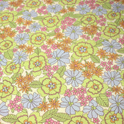 Tissu Viscose fluide floral Seventies pastel - STANDARD 100 OEKO - TEX - tissuspipi.com