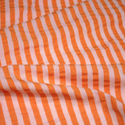 Tissu seersucker coton rayures 1cm : nombreuses couleurs estivales et fluo ! - STANDARD 100 OEKO - TEX - tissuspipi.com