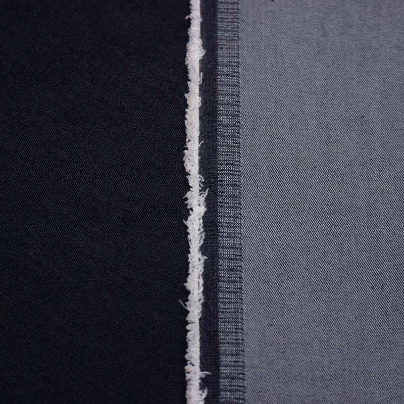 Tissu DENIM bleu brut, coton élasthanne - Fabrication italienne - tissuspipi.com