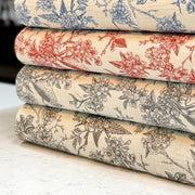 Tissu double gaze TOILE DE JOUY, nombreuses couleurs - STANDARD 100 OEKO - TEX - tissuspipi.com