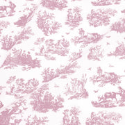 Tissu cotonnade Toile de Jouy OBER blanc : nombreuses couleurs - OEKO-TEX - tissuspipi.com