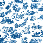 Tissu cotonnade Toile de Jouy OBER blanc : nombreuses couleurs - OEKO - TEX - tissuspipi.com