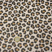 Tissu habillement imperméable, imprimé motif LEOPARD - tissuspipi.com