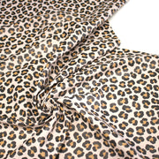 Tissu habillement imperméable, imprimé motif LEOPARD - tissuspipi.com
