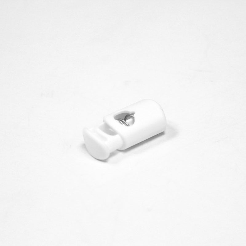 Bloque cordon - Stop cordon blanc 1 trou - tissuspipi.com