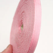 Ruban gros grain rose 10mm - Galette de 50 mètres - Fabrication française - tissuspipi.com