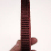 Ruban gros grain rouge bordeaux 12mm - Galette de 50 mètres - Fabrication française - tissuspipi.com