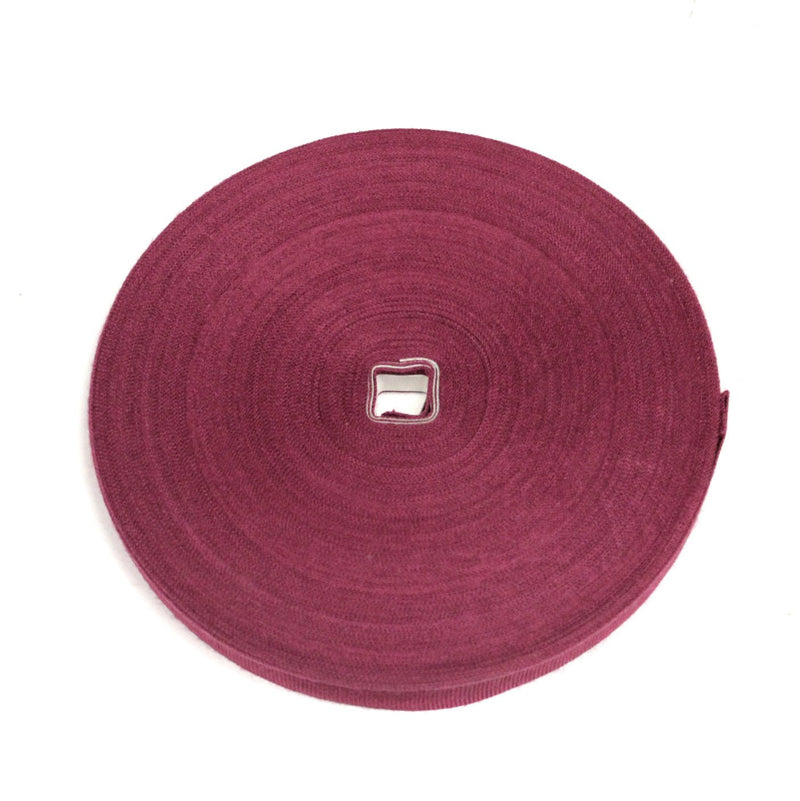 Ruban gros grain rose byzantin 12mm - Galette de 50 mètres - Fabrication française - tissuspipi.com