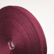 Ruban gros grain rose byzantin 12mm - Galette de 50 mètres - Fabrication française - tissuspipi.com