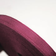 Ruban gros grain rose byzantin 12mm - Galette de 50 mètres - Fabrication française - tissuspipi.com