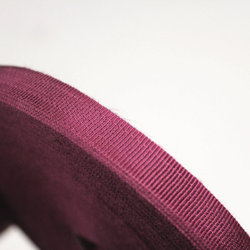 Ruban gros grain rose byzantin 12mm - Galette de 50 mètres - Fabrication française - tissuspipi.com