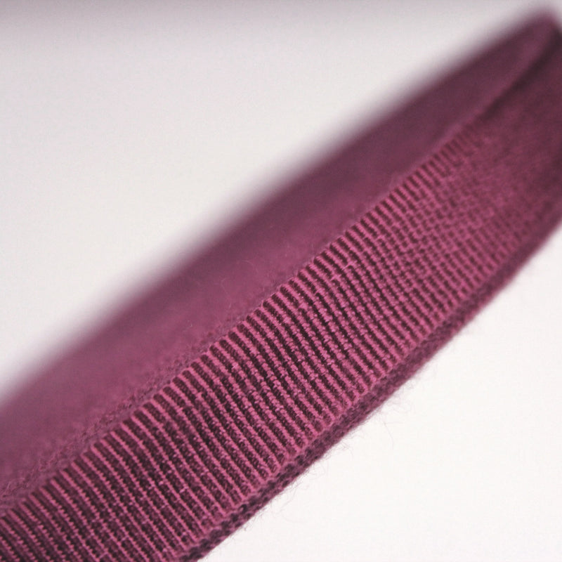 Ruban gros grain rose byzantin 12mm - Galette de 50 mètres - Fabrication française - tissuspipi.com